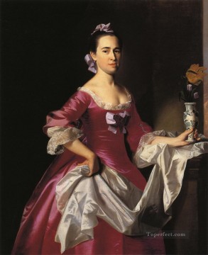  Georg Pintura Art%C3%ADstica - Sra. George Watson Elizabeth Oliver retrato colonial de Nueva Inglaterra John Singleton Copley